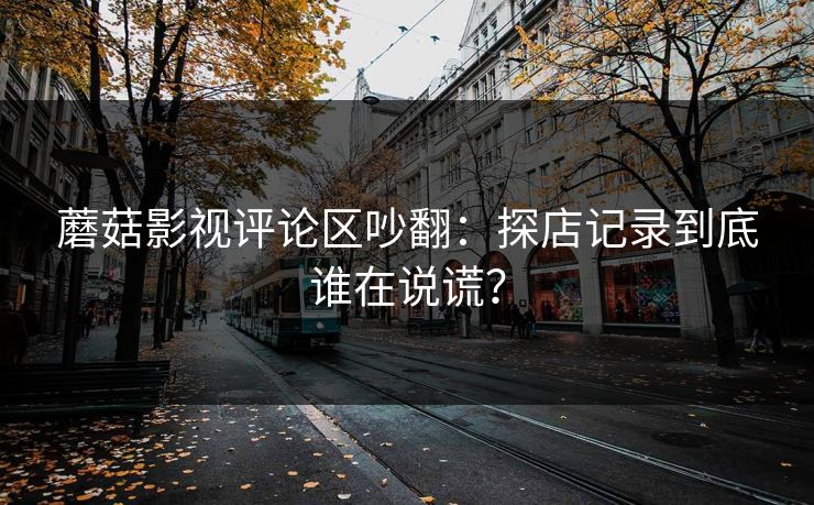 蘑菇影视评论区吵翻：探店记录到底谁在说谎？